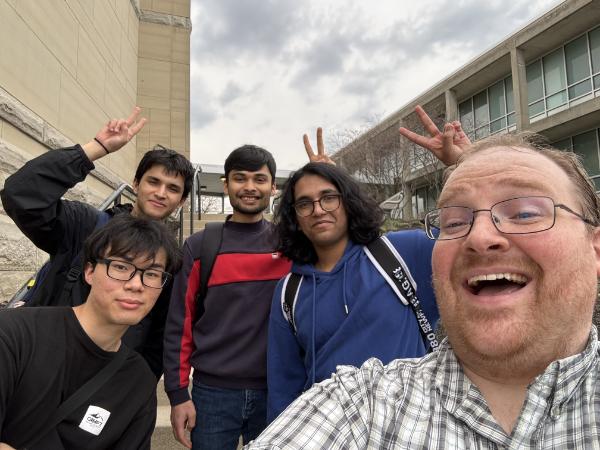 Wooster computer scientists posing for a picture at OWU
